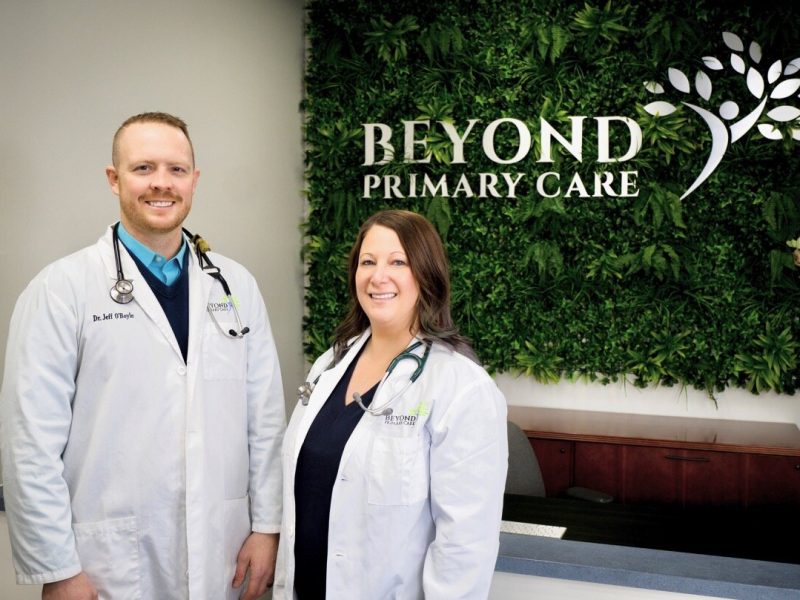 Dr. Jeff O'Boyle and Dr. Janelle Lindow of Beyond Primary Care.