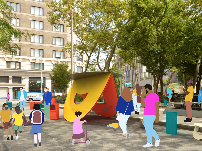 People Party! can populate a scene with a varying number of figures, representing real population metrics in the area where the project will be located.