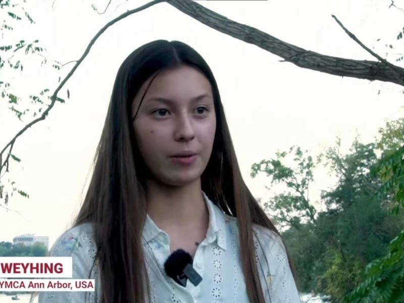 Ann Arbor resident Maisie Weyhing features in a documentary presented to the UN Climate Change Conference of the Parties.