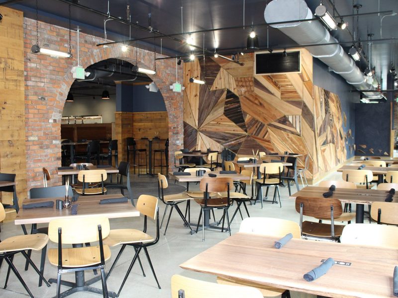 The dining room at Thompson and Co.