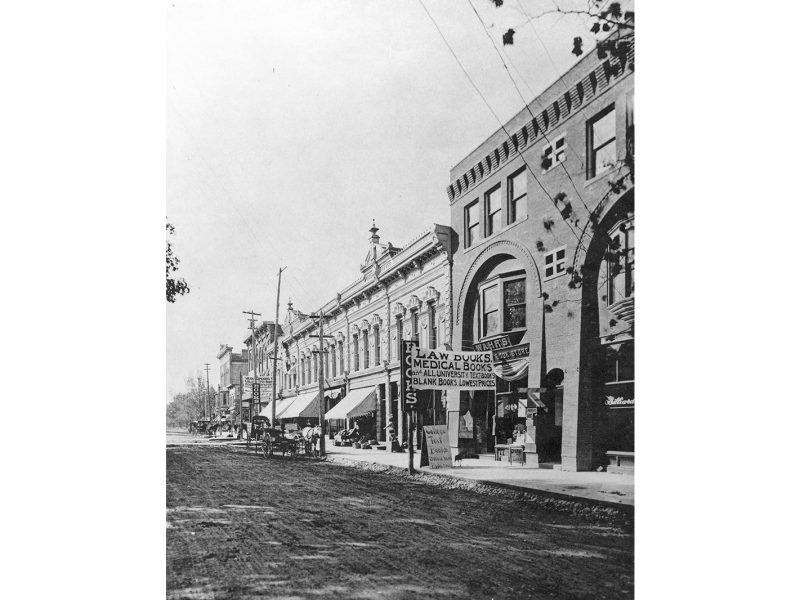 Ann Arbor's Main Street in 1874.