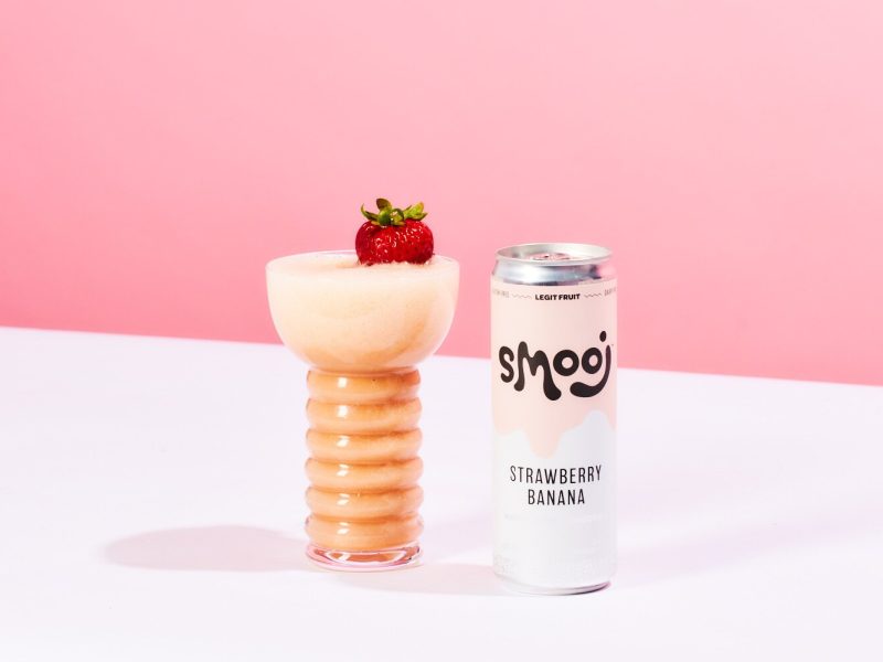 A Smooj hard seltzer smoothie.