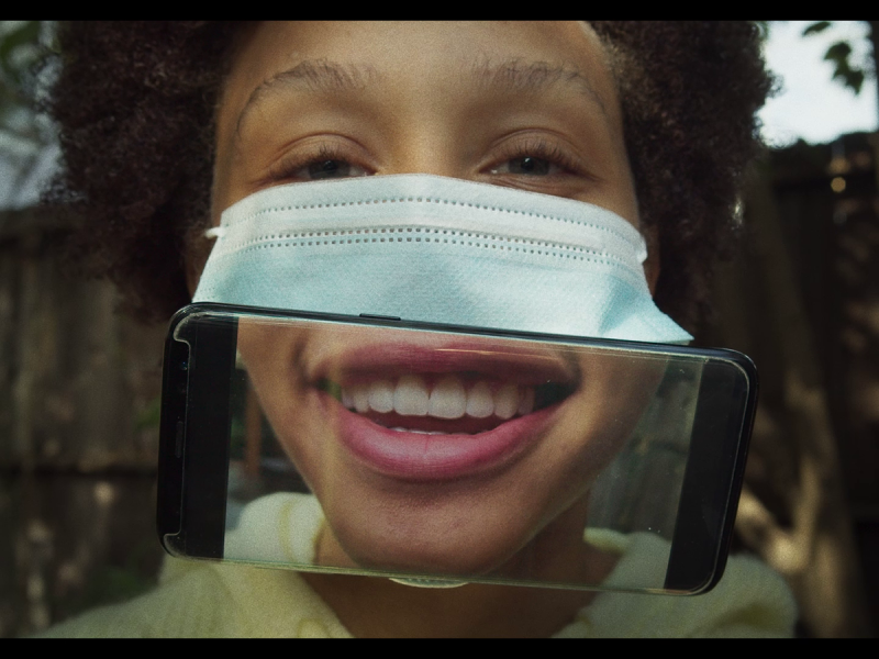 A still from "Covid Mouth," a film that will be presented at this year's IFFY drive-in.