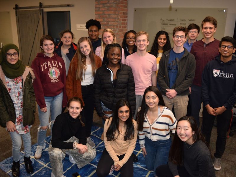 Members of the Ann Arbor Area Community Foundation Youth Council.