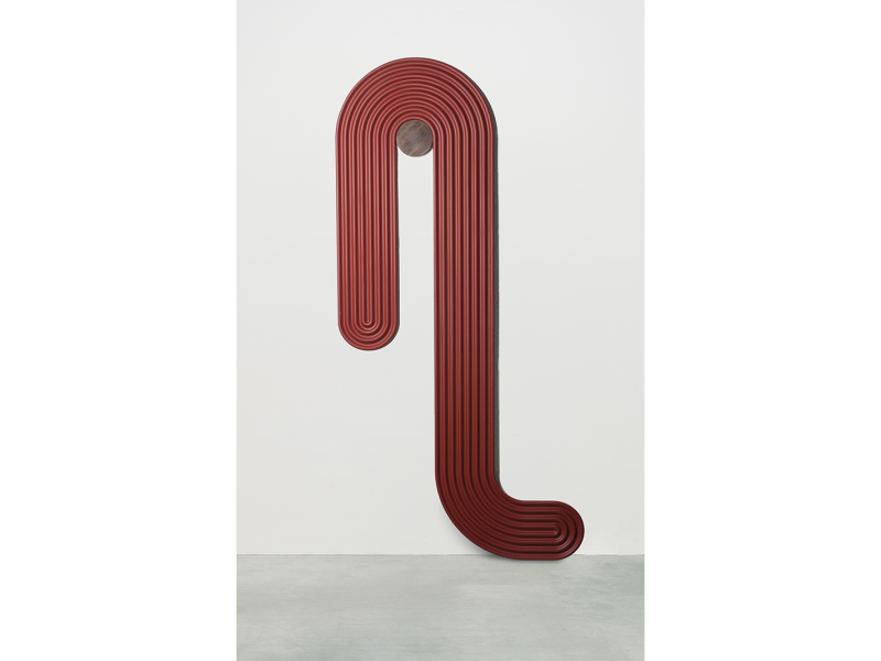 "Big Red Squiggle" by Erika Cross will be featured in "What Feels Real: Art in the Time of Impossible Disconnect."