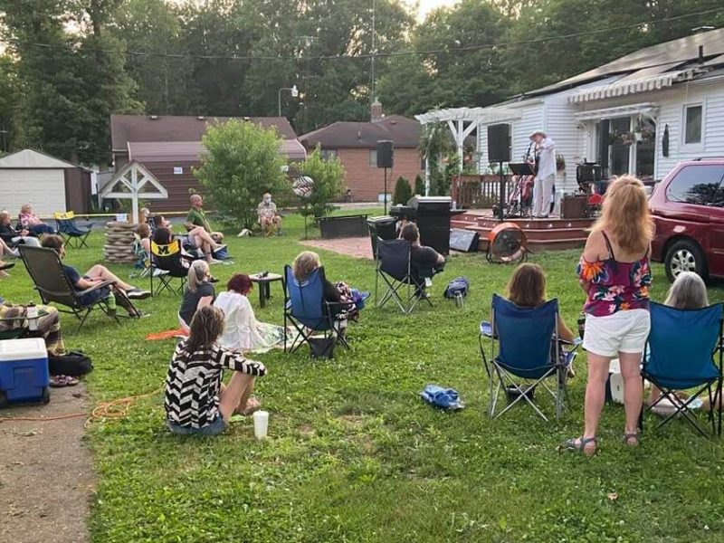A photo of a recent local concert posted to the Ypsi Live Music Scene group.
