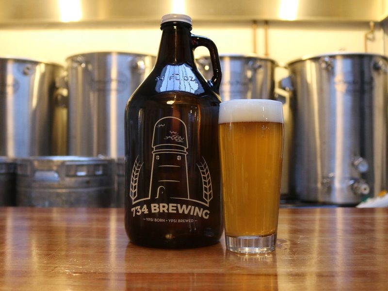 734 Brewing Company's "hIgh.P.A." beer.