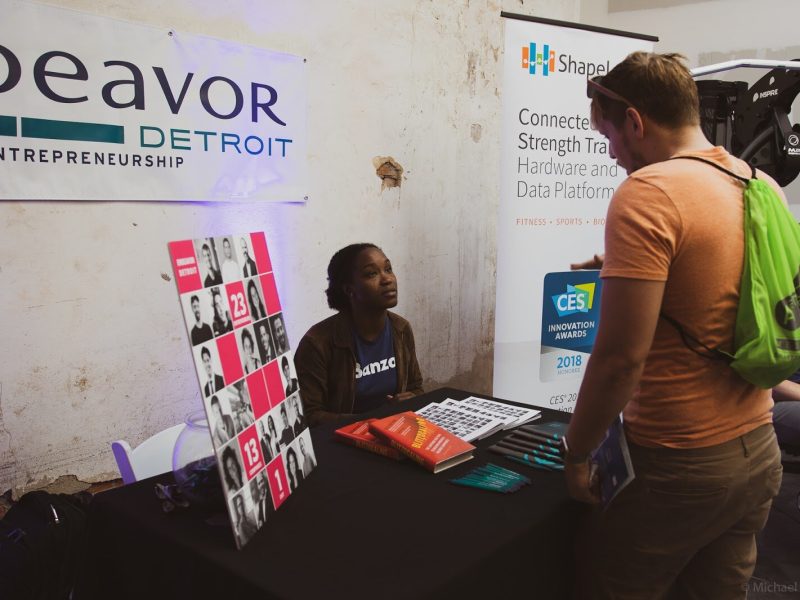 Cahoots member company Endeavor at Ann Arbor SPARK's Tech Trek in 2019.