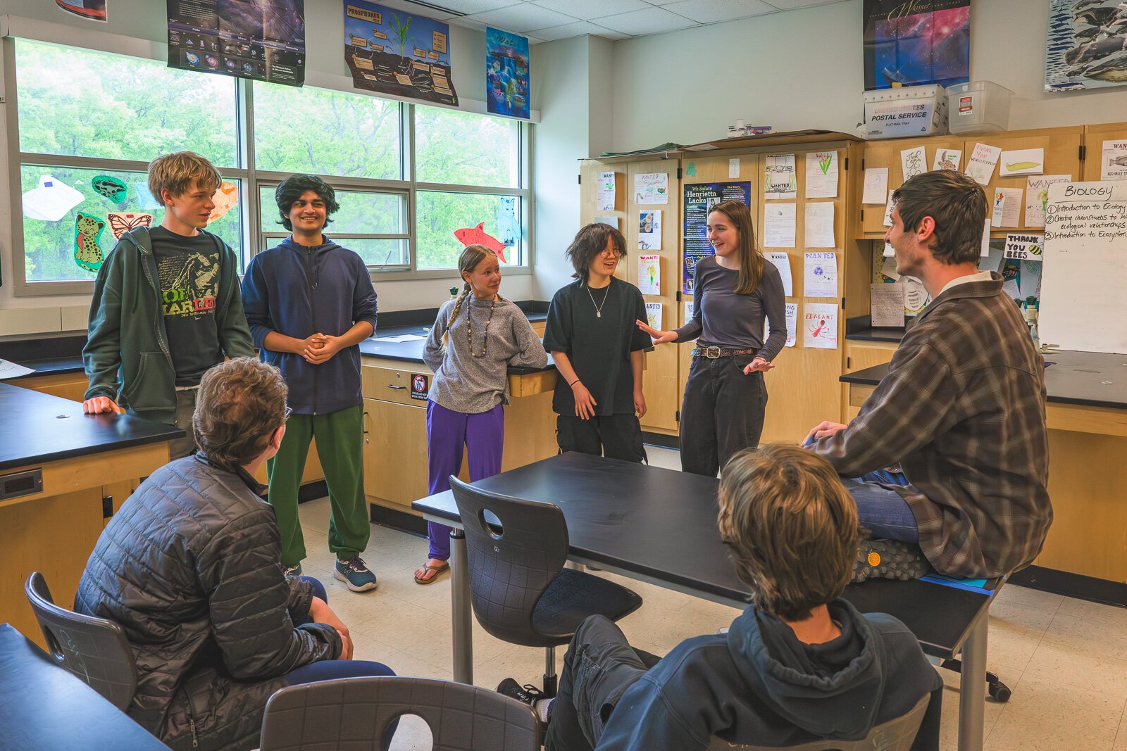 Skyline High School's Environmental Sustainability Club.