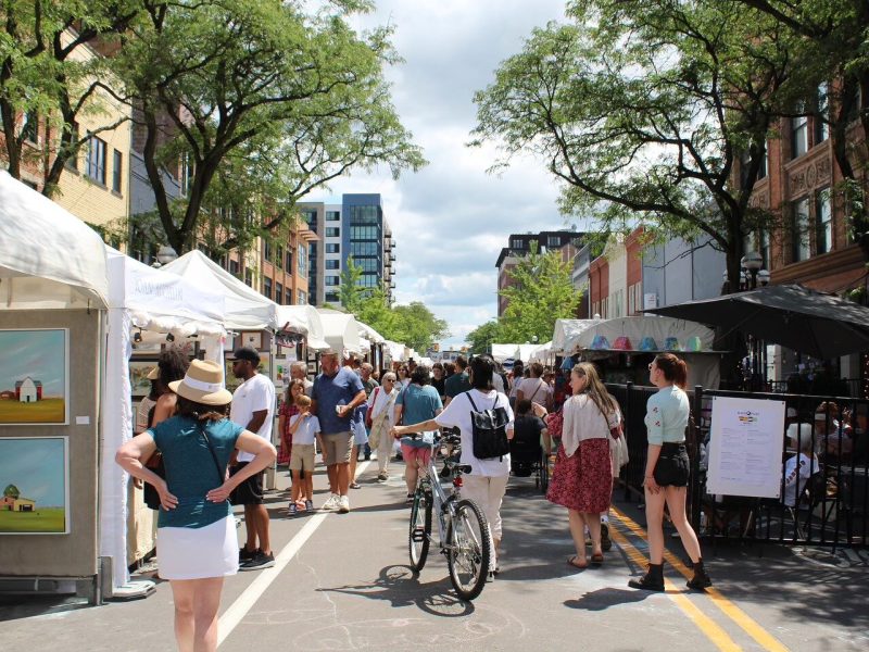The 2024 Ann Arbor Art Fair.