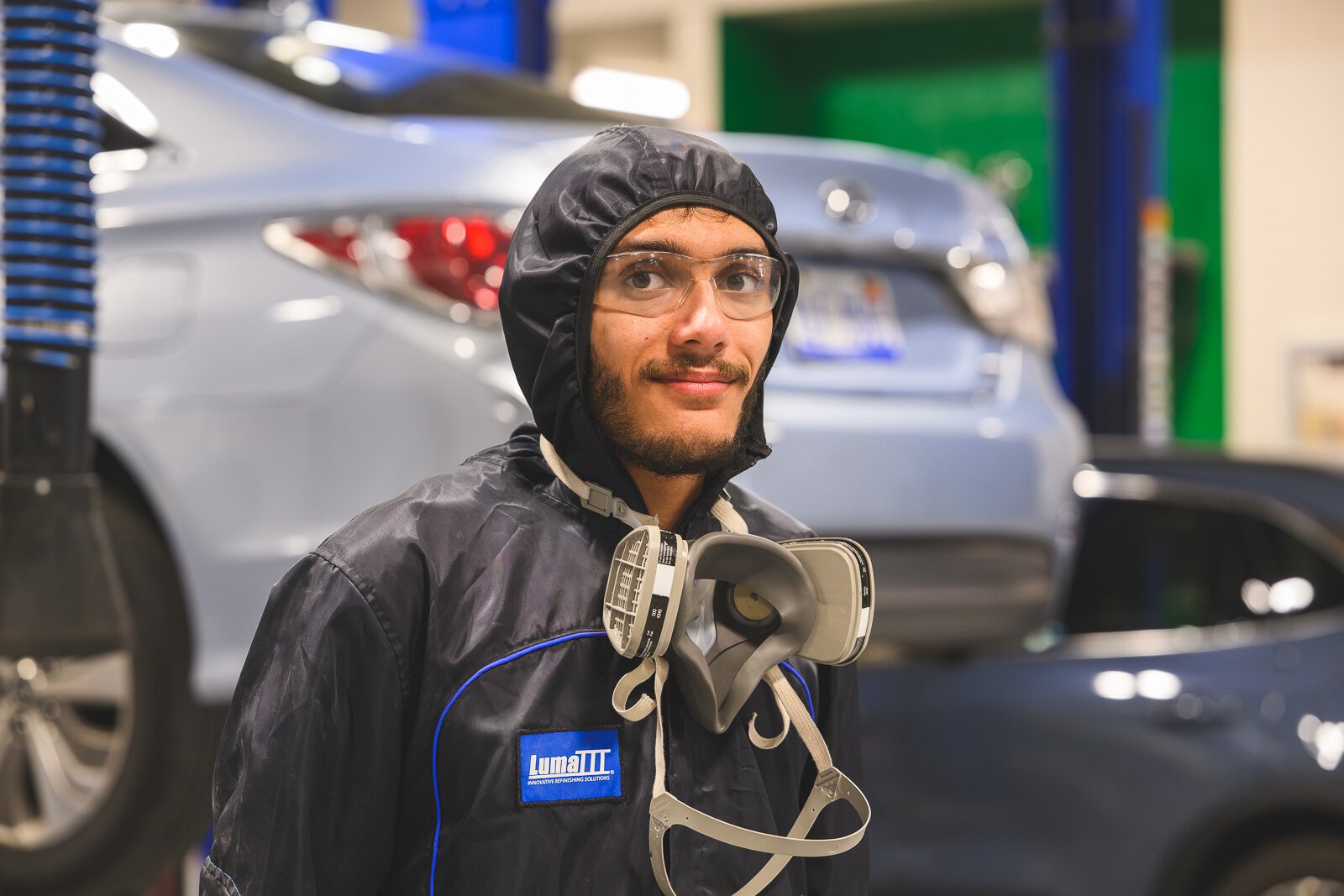 Alijah Braatz is a student in Washtenaw Community College's automotive CTE program.