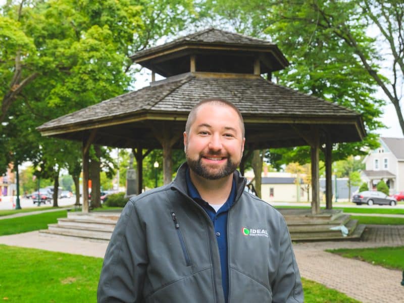 Andrew Milkey, project manager at Ideal Contracting.