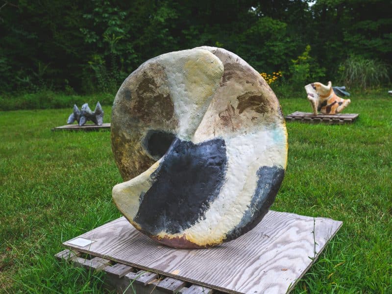 The John and Susanne Stephenson Ceramic Sculpture Garden.