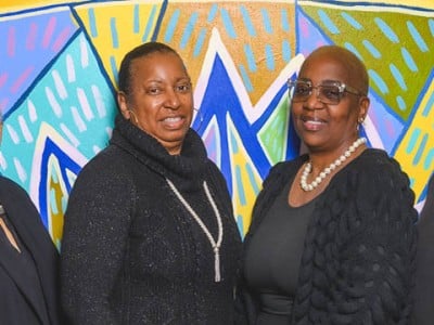Palm Leaf Club members Valerie Eaglin, Connie Mason-Taylor, Judy Jackson, Stacey Mack, Eloise Witherspoon, and Paulette Dozier.