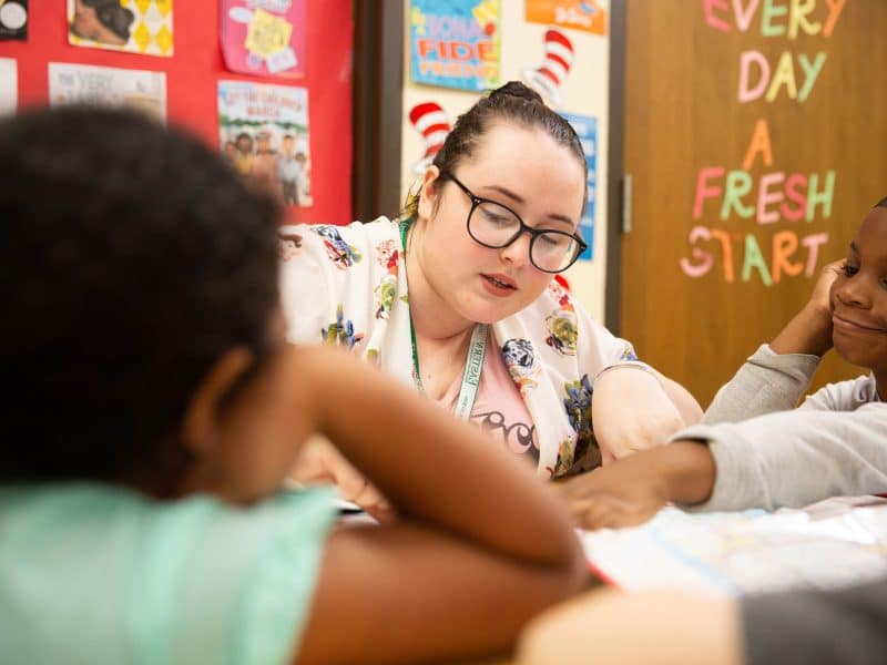 An Eastern Michigan University graduate teaches at Estabrook Elementary in Ypsilanti.