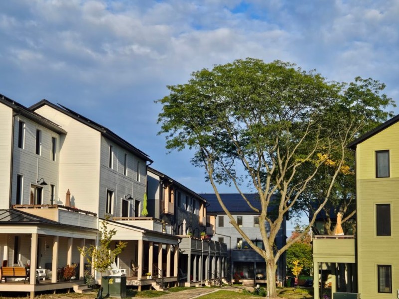 The Veridian at County Farm Park housing development in Ann Arbor.