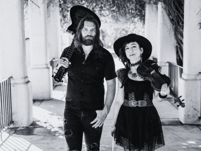 Alex Holycross and Erin Zindle of the folk duo Ember & Ash.