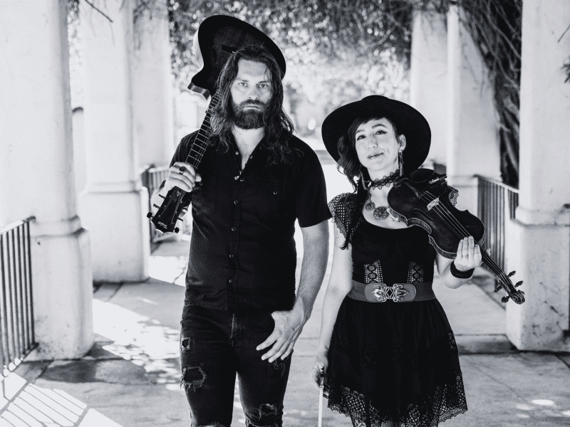 Alex Holycross and Erin Zindle of the folk duo Ember & Ash.