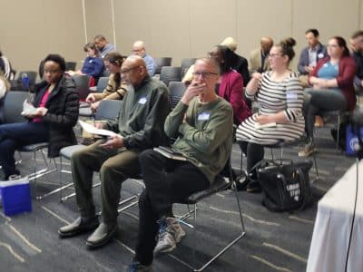 Attendees at the 2025 Small Business Fair at Washtenaw Community College.