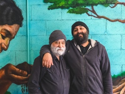 Pushpinder Sethi and Sim Sethi at the Earthen Jar in Ypsilanti.