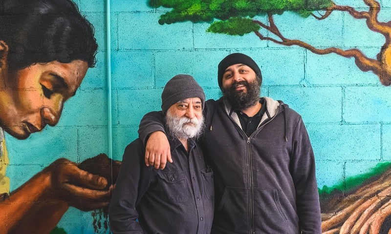 Pushpinder Sethi and Sim Sethi at the Earthen Jar in Ypsilanti.
