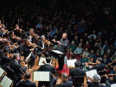 Kirill Petrenko conducts the Berlin Philharmonic Orchestra in Ann Arbor.