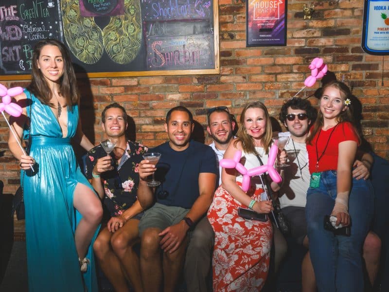 Attendees at the Ann Arbor Art Center's 2024 Artini event in Ann Arbor.