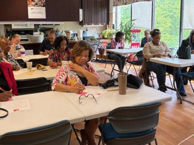 Women participate in Dress for Success Michigan programming.