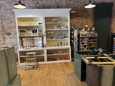 Part of Ypsi Art Supply's expanded space.