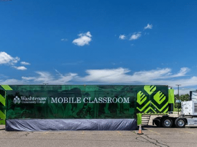 Washtenaw Community College's new Mobile Classroom.
