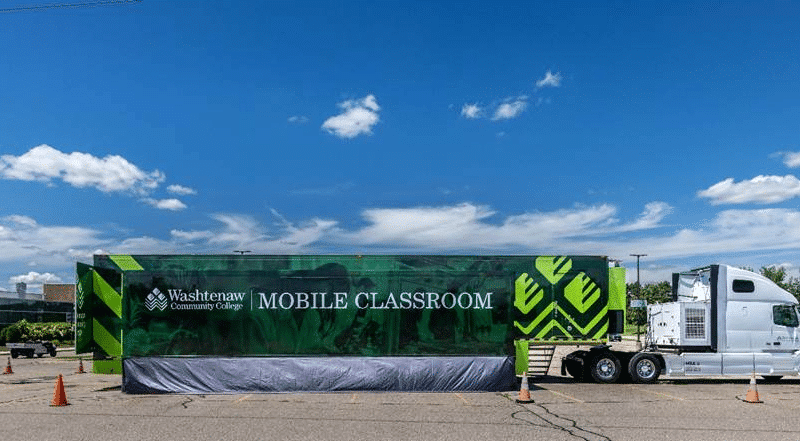 Washtenaw Community College's new Mobile Classroom.