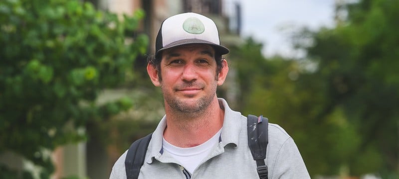 Ann Arbor affordable housing resident Aaron Palmer.